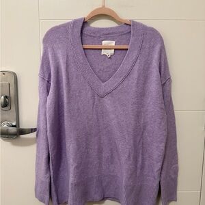 Aerie lavender oversized sweater